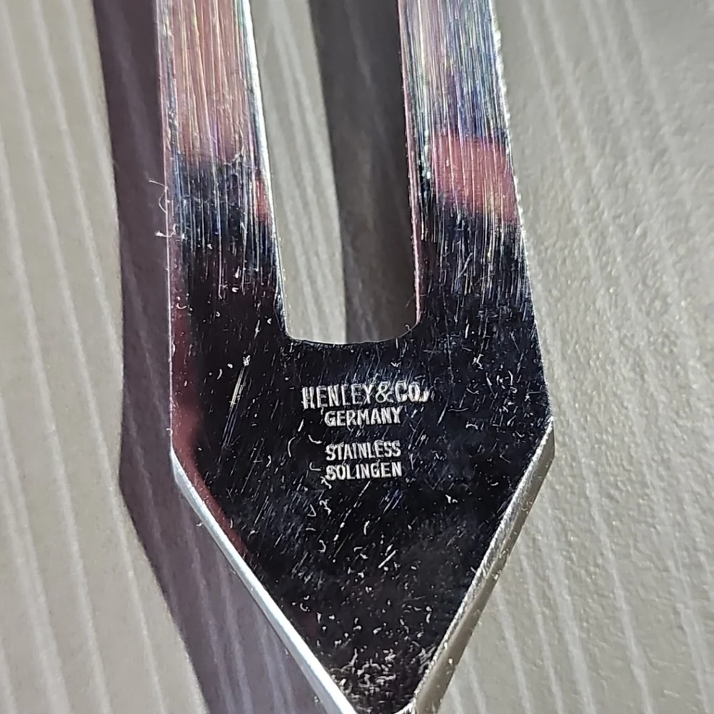Vtg 1950s Henley & Co‎ German Stainless Solingen Alaska Scene Carving Set